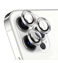 Microsonic Apple iPhone 12 Pro Tekli Kamera Lens Koruma Camı Gümüş