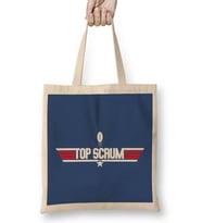 Top Gun Top Scrum Rugby Ball Logo Bez Çanta Uzun Saplı