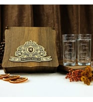 İsim ve Söz Yazılı 2'li Rakı Kadehi Seti