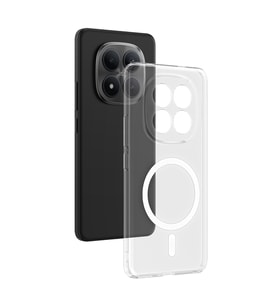 Lexroo Xiaomi Redmi Note 15 Pro Kamera Korumalı M-Safe Şarj Özellikli Şeffaf London Sert PC Kılıf - Şeffaf