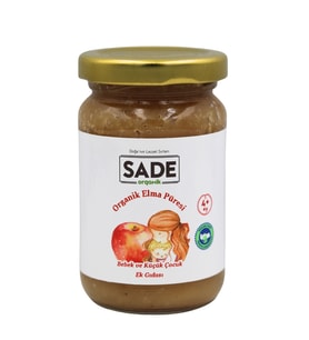 SADE ORGANİK ELMA PÜRESİ 100 GR.