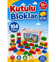 Kutulu Bloklar (104 Parça) - Büyük Parça Lego - Lego Setleri - Bloklar - Bebek Lego