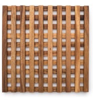 Venedik Sacayağı, 25,4 x 25,4 x 2,5 cm, Kahverengi
