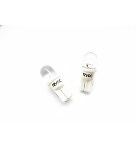 Universal T10 12V Led Ampül Beyaz 2 Li