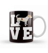 Love Jack Russel Terrier Owner Dogs Dog Puppy Kupa Bardak Porselen