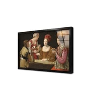 Georges De La Tour Le Trecheur Çerçeveli Cam Tablo
