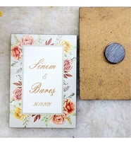 30 Adet Ahşap Nikah Buzdolabı Magnet Nikah Hediyelikleri 1-