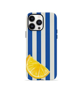 iPhone 13 Pro Max Vorian Çift Katmanlı MagSafe Kılıf Lemon Coast Stripe