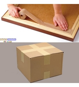 Silikonlu Kraft Kağıt Koli Bandı 45 mm X 40 mt