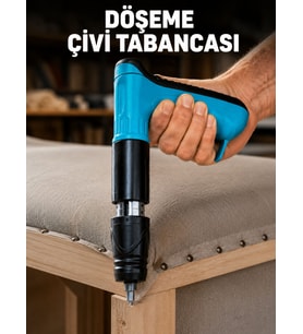 Ergonomik Saplı Çivi Tabancası Mobilya ve Ahşap Montaj El Aleti