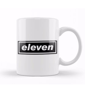 Stranger Things Eleven Oasis Logo Kupa Bardak Porselen