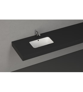 ISVEA SOLUZİONE TEZGAH ALTI KARE LAVABO 53 CM 10SZ77053 (Beyaz)