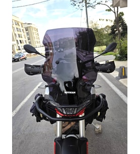 MOTOCAM Aprilia Tuareg 660 Ön Cam 2022-2026 Model 58cm Siyah Renkli 4mm