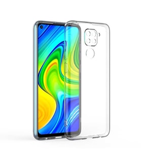 Xiaomi Redmi Note 9 Kılıf Kamera Korumalı Süper Silikon Kapak (Renksiz)