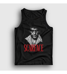 Presmono Unisex Siyah Tony Montana Film Scarface Atlet 251073tt