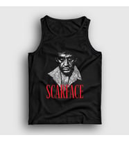 Presmono Unisex Siyah Tony Montana Film Scarface Atlet 251073tt