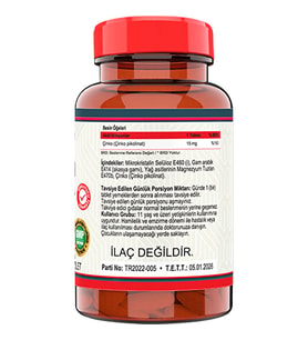 Nevfix Zinc Çinko Pikolinat 15 Mg 120 Tablet