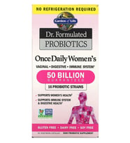 Garden of Life, Dr. Formulated Probiotics, Once Daily Women's, 50 Billion, 30 Vegetarian Capsul.Abd Menşei.