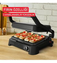 Tefal SuperGrill 3in1 XL 8 Dilim 2200 Watt Barbekü Izgara ve Tost Makinesi - 1510002834