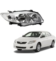 Toyota Corolla 2007-2010 Far Lambası Ön Far Sol