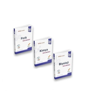 Birey Gelişim Serisi B Fizik Kimya ve Biyoloji Soru Bankası 3 Kitap Set