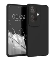 Microsonic Matte Silicone Oppo Reno 11F Kılıf Siyah
