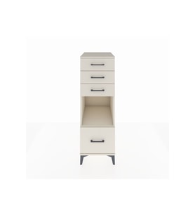Kronos Dolap Tek Raflı 4 Çekmeceli 44x59x134 Aytaşı-Aytaşı