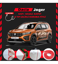 Dacia Joger Oto Araç Kapı Koruma Fitili 5metre Parlak Kırmızı Renk