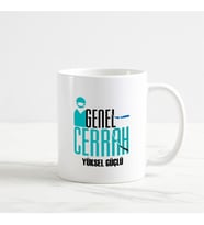 Genel Cerrah Kupa Bardak (1. Tasarım) (Beyaz)