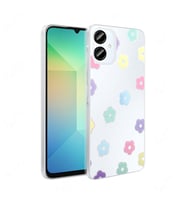 Samsung Galaxy A06 Uyumlu Kılıf Şeffaf Figürlü Zore Folk Sert Kapak