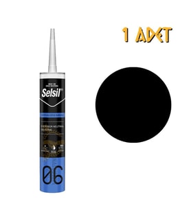 Selsil Dış Cephe Nötr Silikon SİYAH 300 ml. - 1 Adet