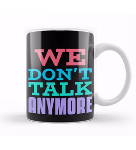 Lyric We Don't Talk Anymore Kupa Bardak Porselen