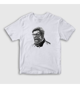 Presmono Unisex Çocuk Beyaz Shout Soccer Futbol Jürgen Klopp T-Shirt 339192tt