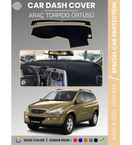 SSANGYONG KYRON (2005-2015) Torpido Örtüsü Ön Göğüs Halı Torpido Koruma Tam Uyum Kaymaz UV Koruma
