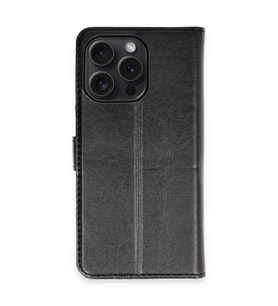 Apple iPhone 15 Pro Max Kılıf Trend S Plus Kapaklı Kılıf - Siyah