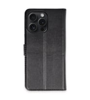 Apple iPhone 15 Pro Max Kılıf Trend S Plus Kapaklı Kılıf - Siyah
