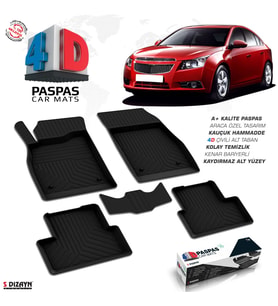 Chevrolet Cruze 4D Havuzlu Paspas 2009-2019 A+Kalite