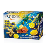 APEXİS DROPS BAL ZENCEFİL LİMON AROMALI PASTİL 16'LI