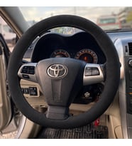 Toyota Corolla E140 / E150 Direksiyon Kılıfı Alcantara Süet Monza Black Serisi Siyah 2006-2013