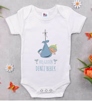 BK Kids İsimli Hoş Geldin Bebek Tasarımlı Beyaz Bebek Body Zıbın-9