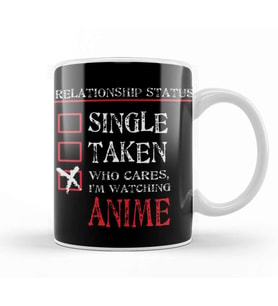 Relationship Status Anime Funny Kupa Bardak Porselen