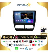 Fiat Doblo 2010-2015 Model 4GB + 64GB Android 13 Kablosuz Carplay Navigasyon Multimedya Sistemi