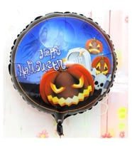 Mey İthalat® Happy Halloween Balkabağı Folyo Balon 18 inç