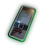 Nokia 7310c Kasa Kapak Tuş Takımı 7310 Supernove Uyumlu Yeşil Renk Orta Kasa Ön Kapak Arka Kapak Tuş Takımı