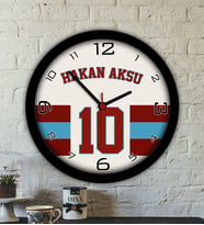 BK Gift Kişiye Özel İsimli Taraftar Ahşap Duvar Saati–3, Arkadaşa Hediye, Sevgiliye Hediye, Doğum Günü Hediyesi