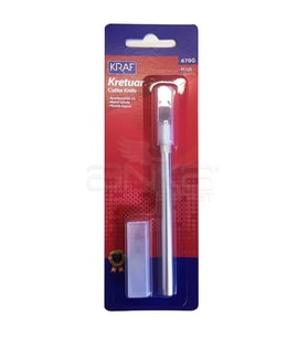 Kraf Kretuar Bıçağı Metal Saplı 3 Yedek Uç 59750