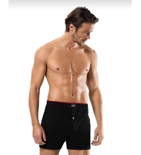 ERDEM 1400 ERKEK PENYE DÜZ RENK BOXER 10 ADET (Siyah)