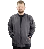 Mode XL Büyük Beden Erkek Çift Taraflı Mont 23652 Antrasit
