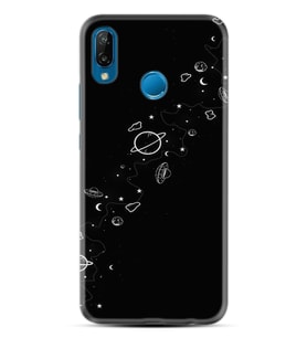 Huawei P20 Lite Mate 10 20 Lite Pro P40 Lite KılıfDesemli Silikon Planet 1620