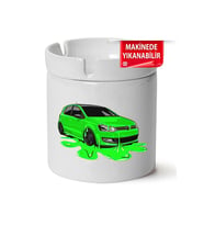 Vw Polo Mk5 Baskılı Porselen At-Söndür Küllük (Kl-Otmbl-Vw)